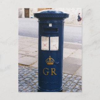 British Air Mail Pillar Box Postcard