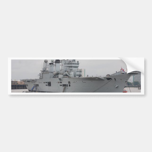 British Aircraft Carrier Bumper Sticker (Front)