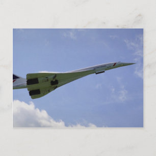 British Airways Concorde, taking off at Heathrow A Postcard