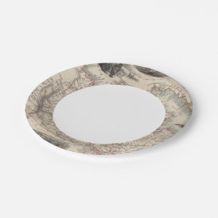 British America 2 Paper Plate