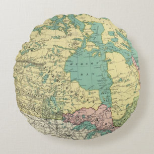 British America Round Cushion