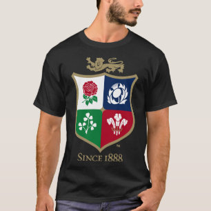 British and Irish Lions Rugby Logo Design T-Shirt