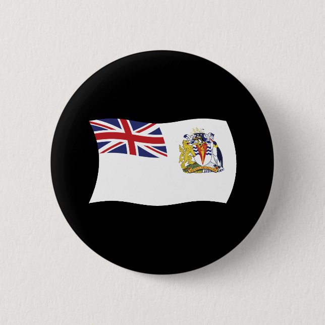 British Antarctic Flag Button (Front)