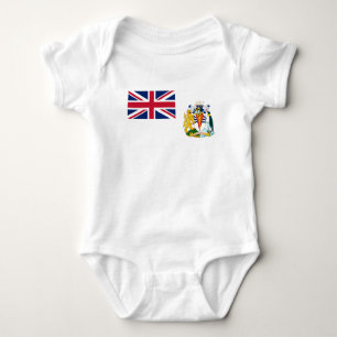 British Antarctic Territory Flag Baby Bodysuit