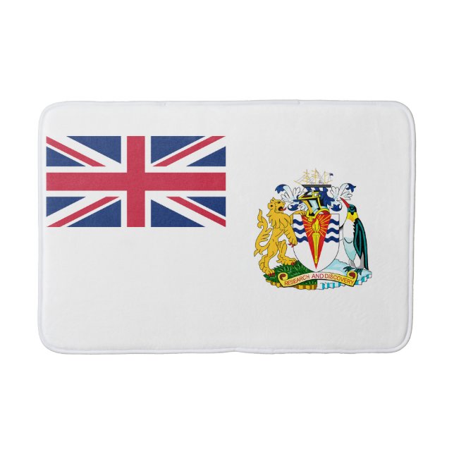 British Antarctic Territory Flag Bath Mat (Front)