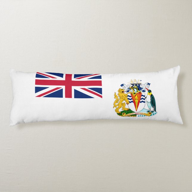 British Antarctic Territory Flag Body Cushion (Back)