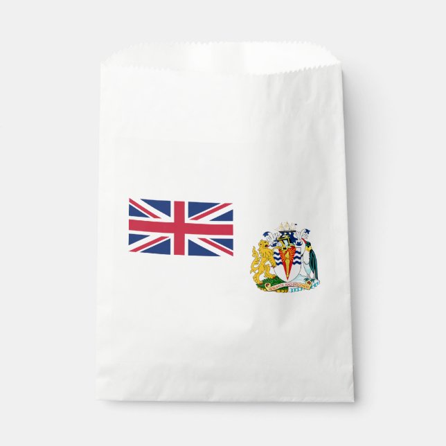 British Antarctic Territory Flag Favour Bag (Front)