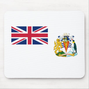 British Antarctic Territory Flag Mouse Pad
