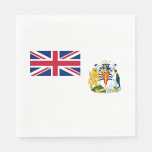 British Antarctic Territory Flag Napkin