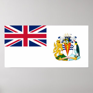 British Antarctic Territory Flag Poster