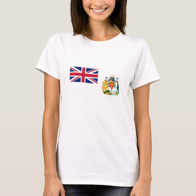 British Antarctic Territory Flag T-Shirt (Front)