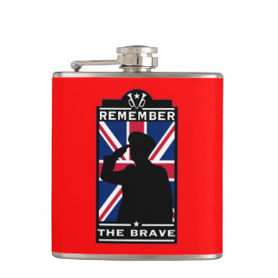 British Armed Forces Day Hip Flask