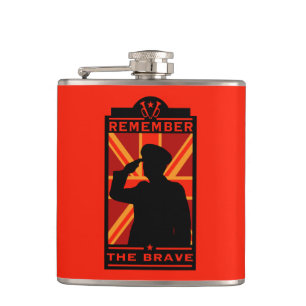 British Armed Forces Day Hip Flask