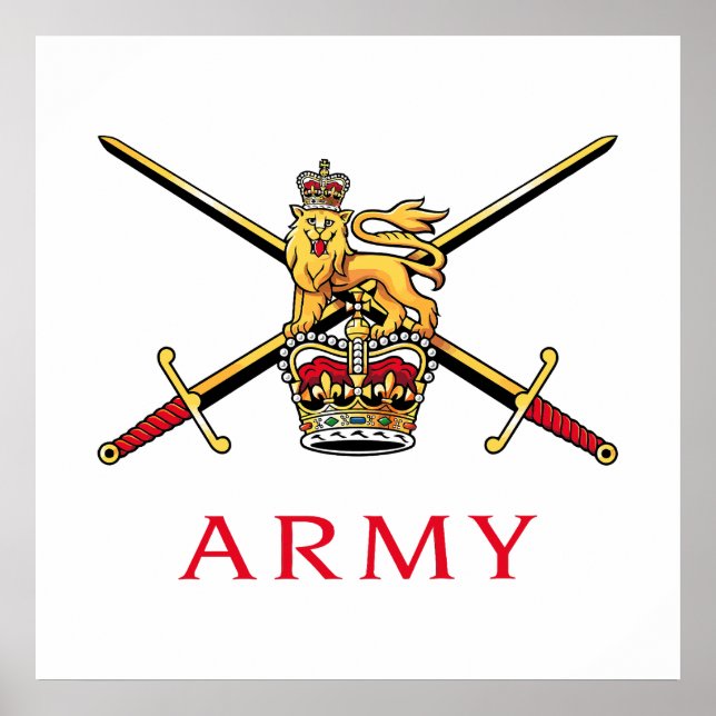 British Army Logo Poster (Front)