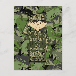 British Army Soldier Postcard