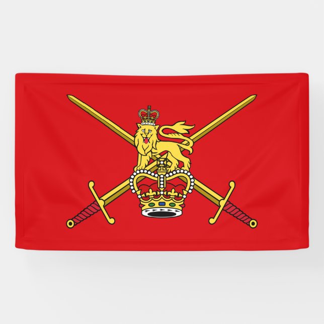 British Army (UK Military) Banner (Horizontal)