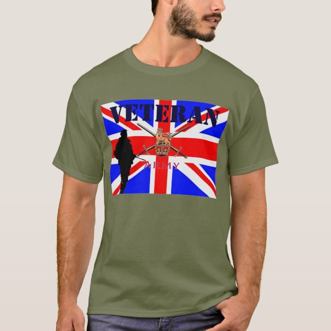 British Army Veterans T-shirt (Front)