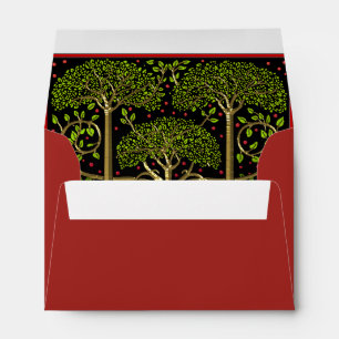 British Arts and Crafts Christmas - Personalised Envelope