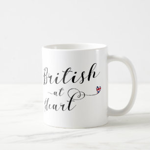 British At Heart, UK, Great Britain Coffee Mug