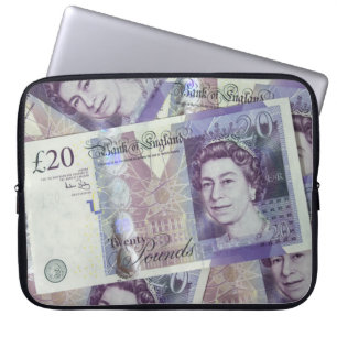 British Bank Note Laptop Sleeve