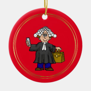 British Barrister Christmas Ornament