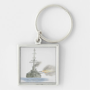 British battle cruiser key ring