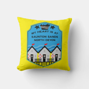 British Beach Hut Gifts And Decor Cushion