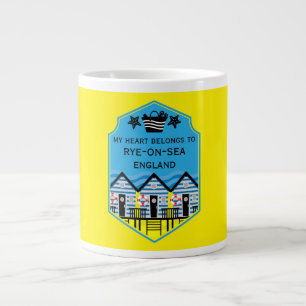 British Beach Hut Gifts And Decor Large Coffee Mug