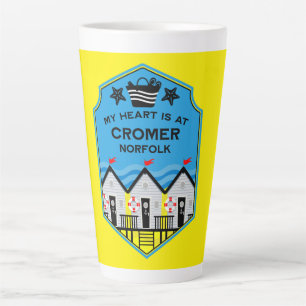 British Beach Hut Gifts And Decor Latte Mug