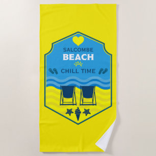 British Beach-Themed Gift  Beach Towel