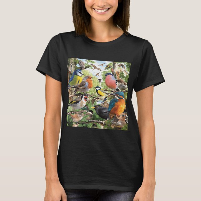 British Birds T-Shirt (Front)