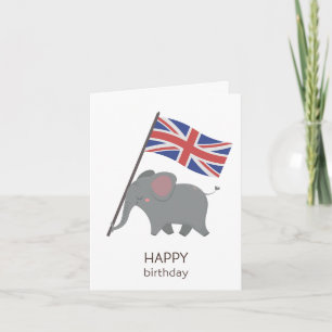 British Birthday Card