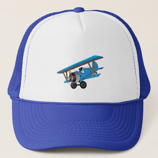 British Blue Trucker Hat (Front)