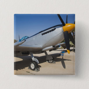 British-built Spitfire fighter 15 Cm Square Badge