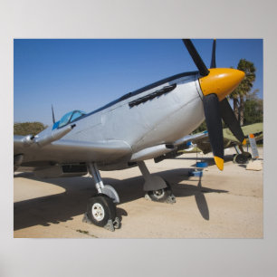 British-built Spitfire fighter Poster