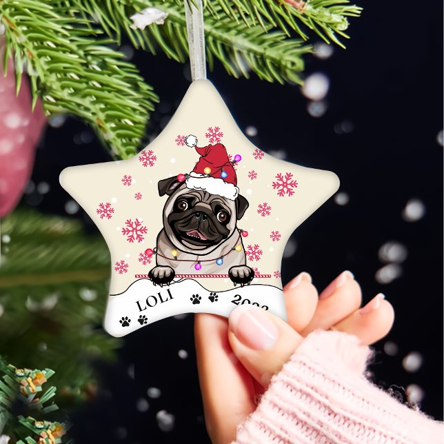 British Bull Dog Personalised Hand Drawing Ceramic Ornament (Creator Uploaded)