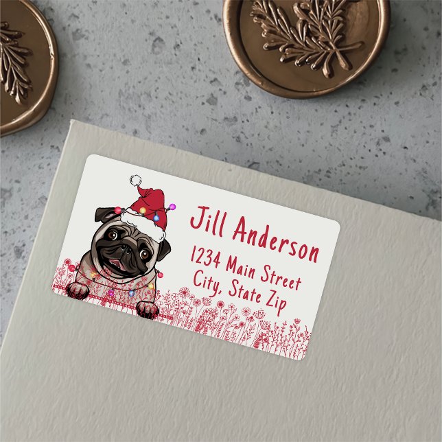 British Bull Dog Personalised Hand Drawing Label (Creator Uploaded)