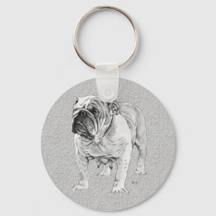 British Bulldog Key Ring