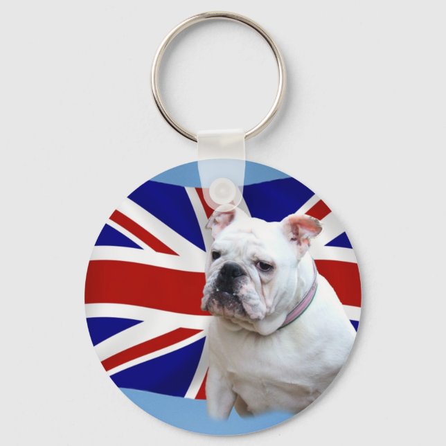 British Bulldog Key Ring (Front)