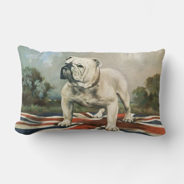 British bulldog pillow case (Front)