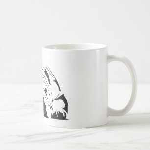 British Bulldog Stencil Coffee Mug