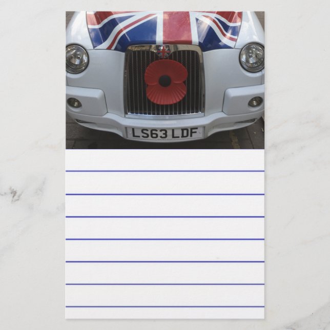 British Cab Stationery (Front)