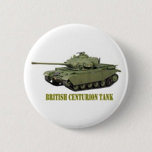 BRITISH CENTURION TANK 6 CM ROUND BADGE