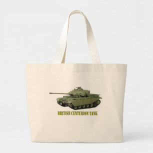 BRITISH CENTURION TANK LARGE TOTE BAG