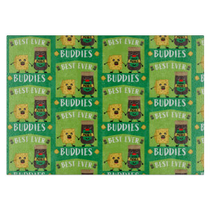 British Cheddar Cheese And Pickle lovers  Cutting Board