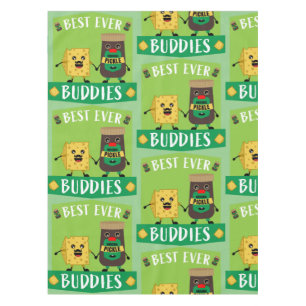 British Cheddar Cheese And Pickle lovers Tablecloth
