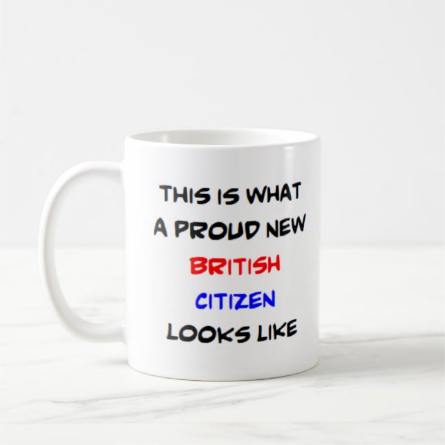 british citizen, proud new coffee mug (Left)