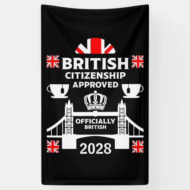 British Citizenship Gifts Banner (Vertical)