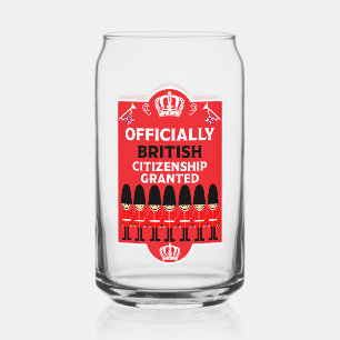 British Citizenship Gifts Can Glass