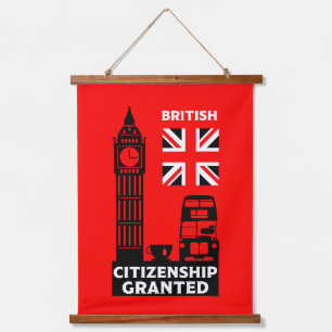 British Citizenship Gifts Hanging Tapestry